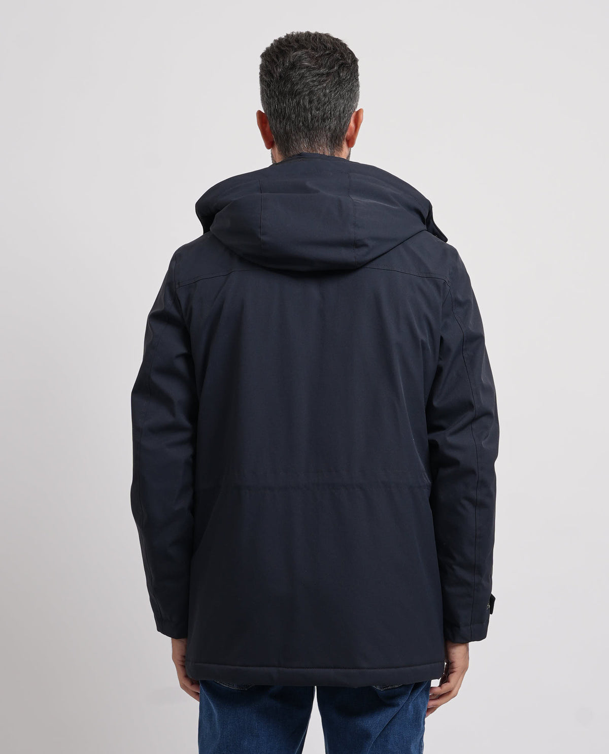 Giubbotto uomo Bugatti con cappuccio e zip nascosta 