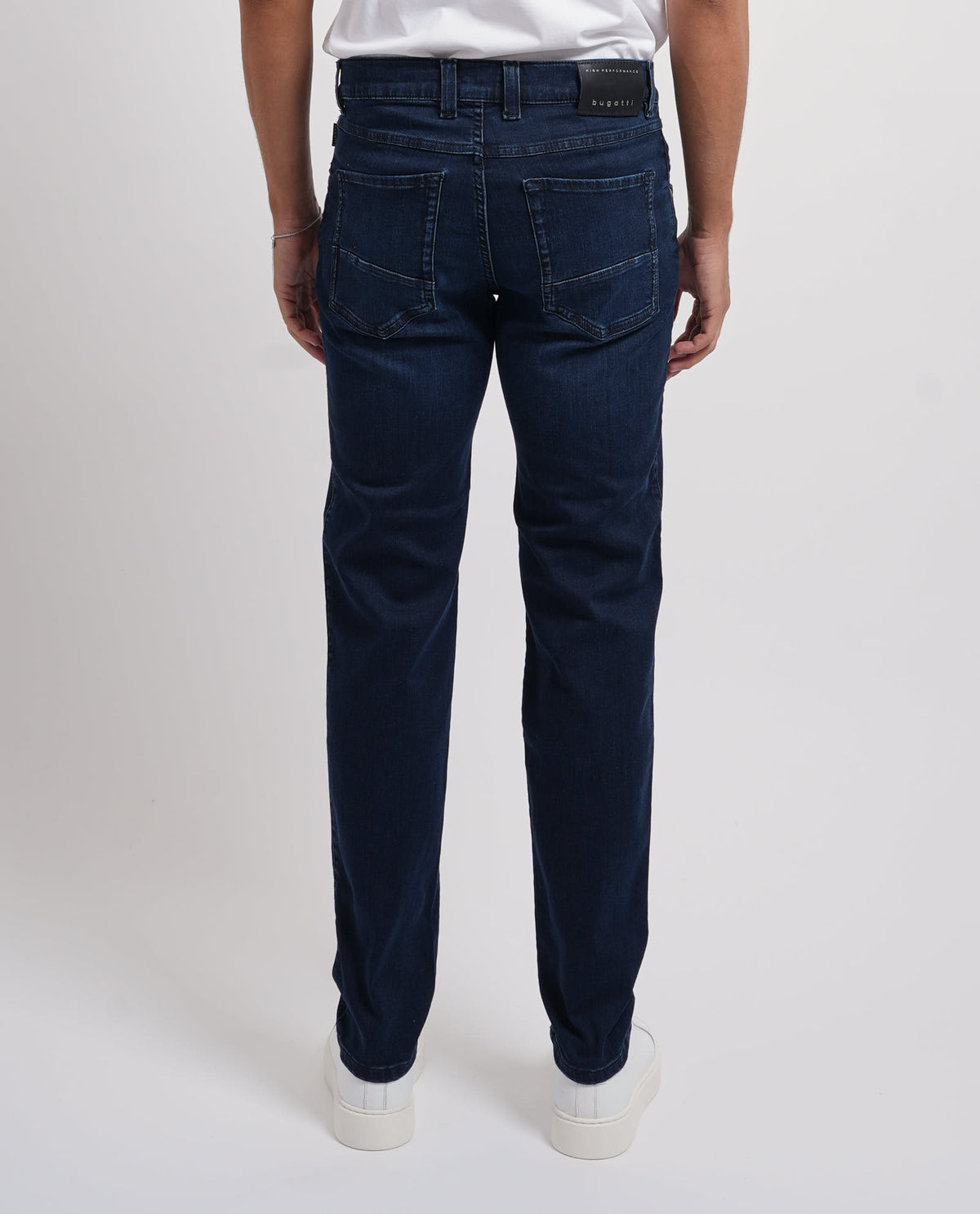 Jeans uomo Bugatti a 5 tasche in lavaggio blu 