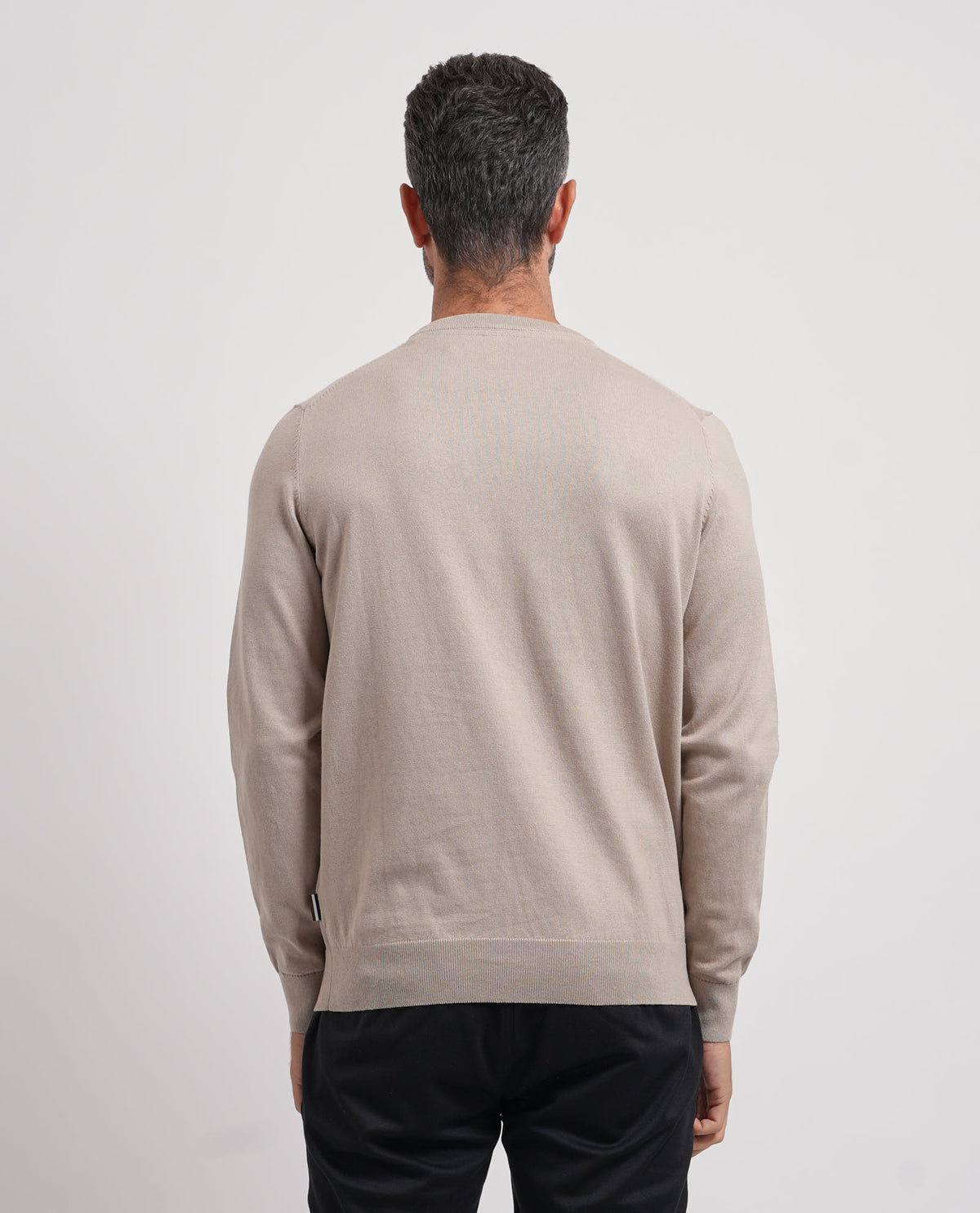 Maglione giorocollo uomo Bugatti in misto cashmere 