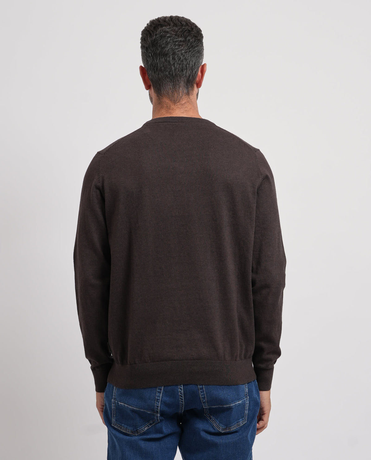 Maglione giorocollo uomo Bugatti in misto cashmere 