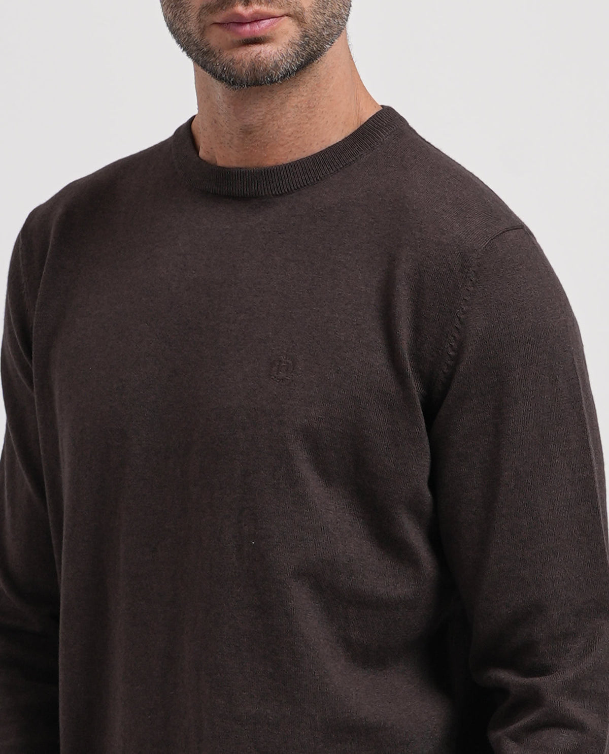 Maglione giorocollo uomo Bugatti in misto cashmere 