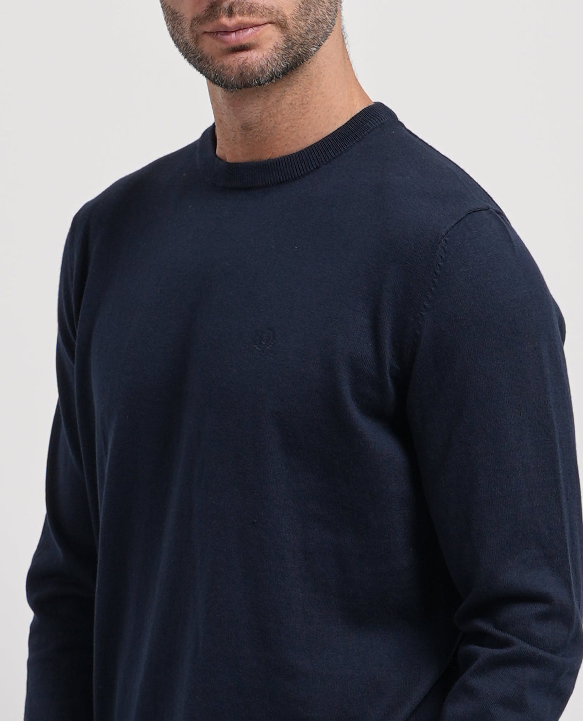 Maglione giorocollo uomo Bugatti in misto cashmere 