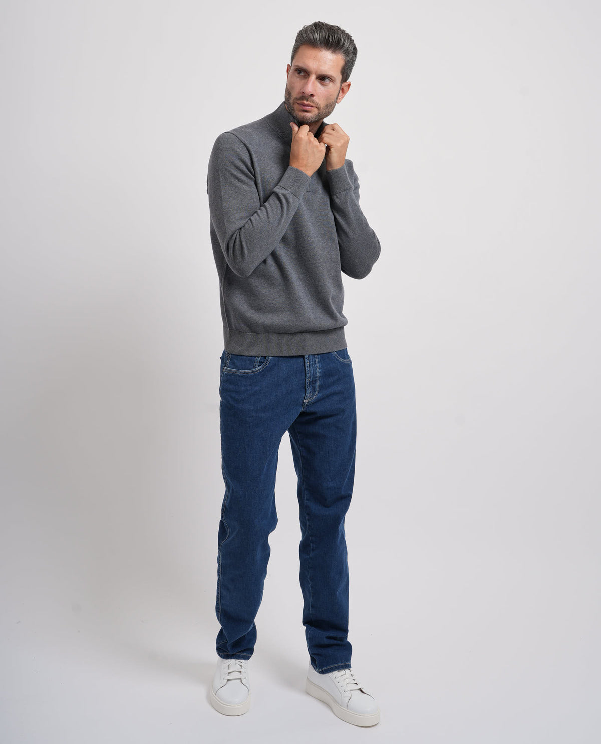 Pullover uomo Bugatti a collo alto 
