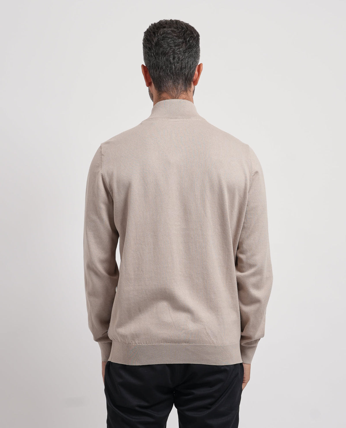 Maglione uomo Bugatti fullzip in cotone e cashmare 