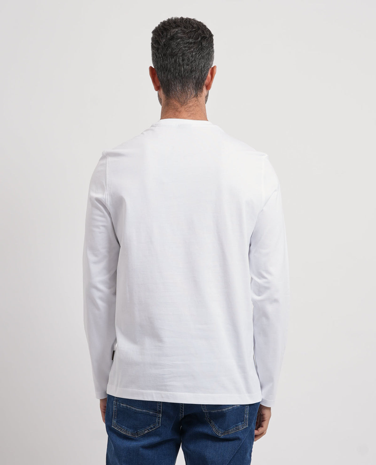 Maglia a manica lunga Bugatti uomo con logo 