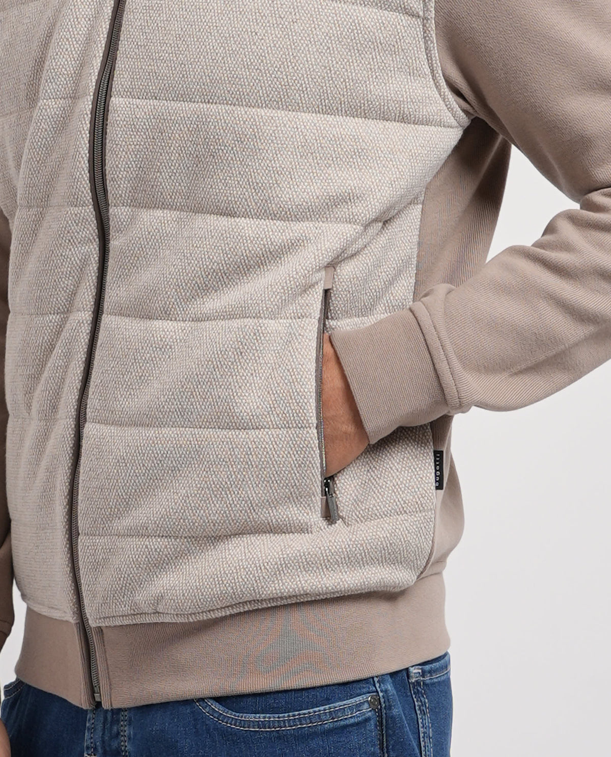 Maglione uomo Bugatti fullzip e collo alto 