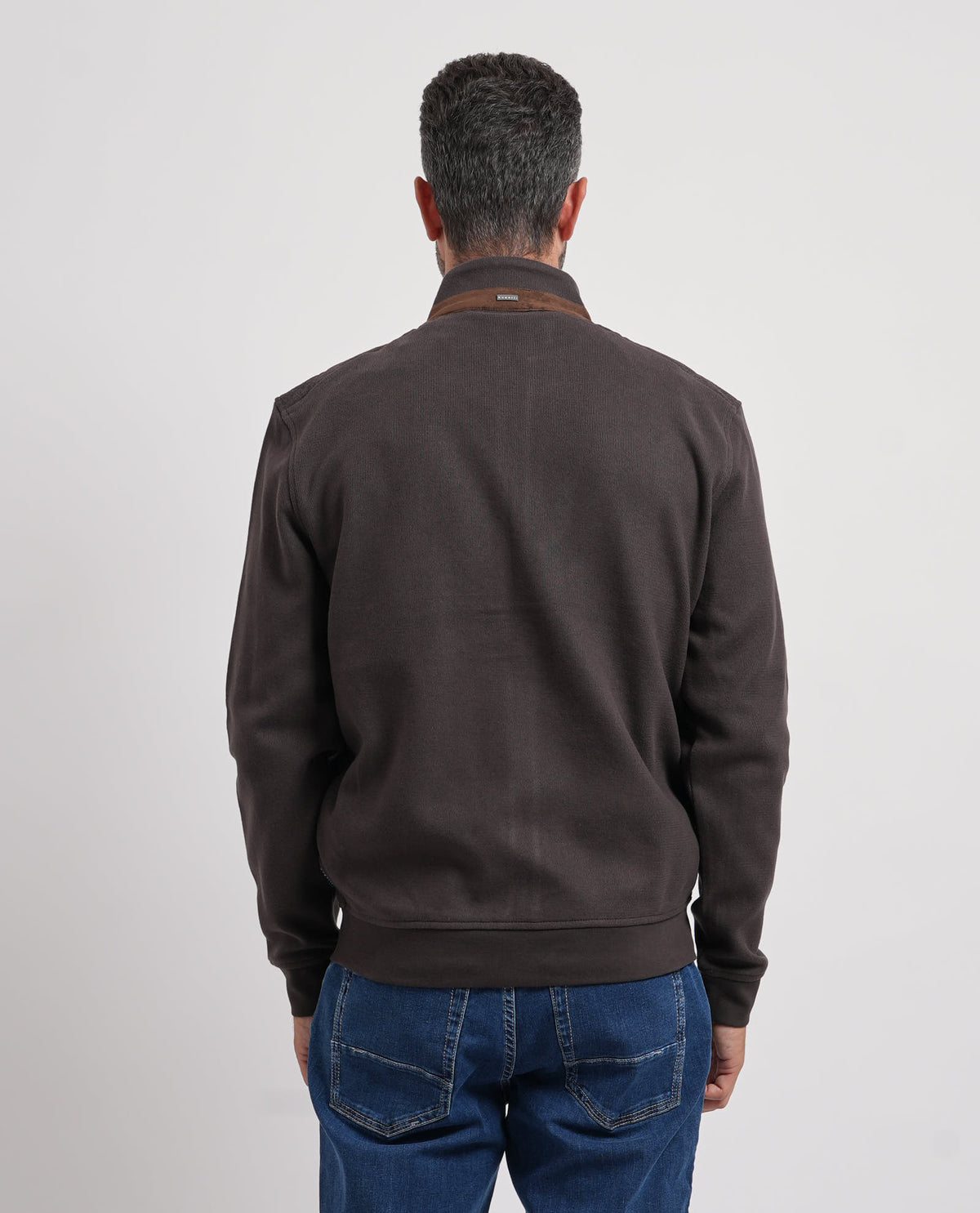 Maglione uomo Bugatti con pannello trapuntato 