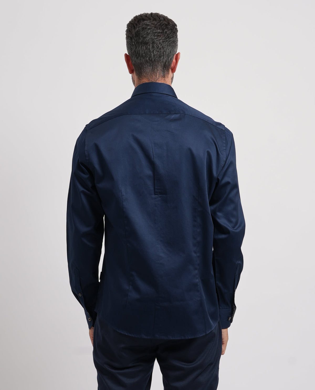 Camicia in cotone Bugatti uomo a tinta unita 