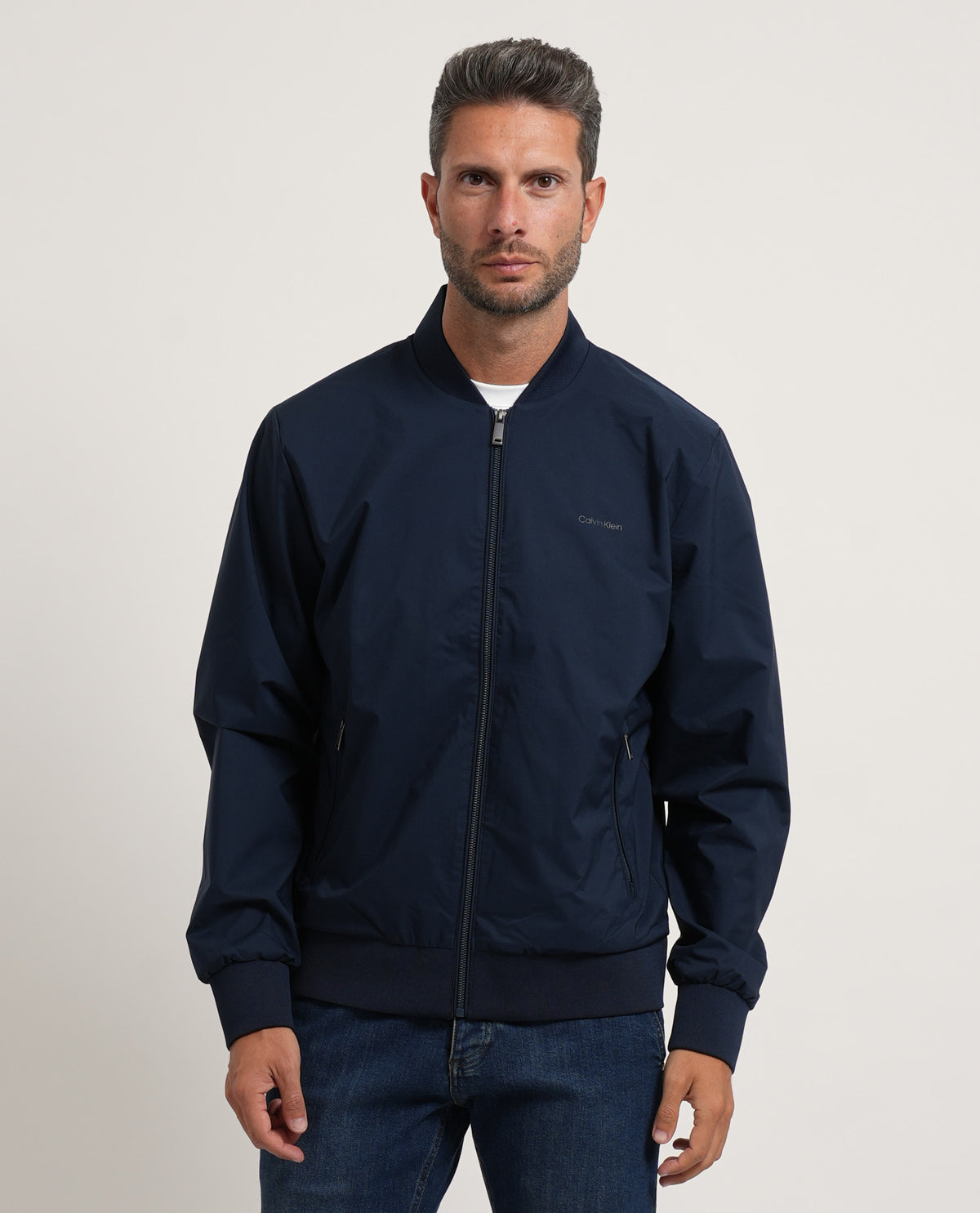 Giubbotto bomber Calvin Klein uomo opaco 