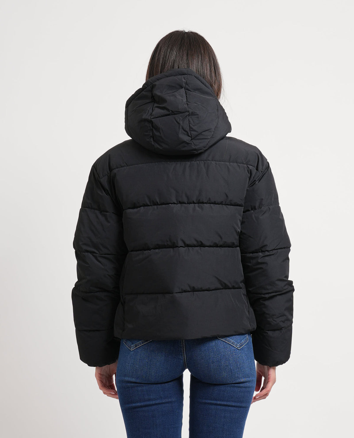 Piumino corto Calvin Klein donna con zip nascosta 