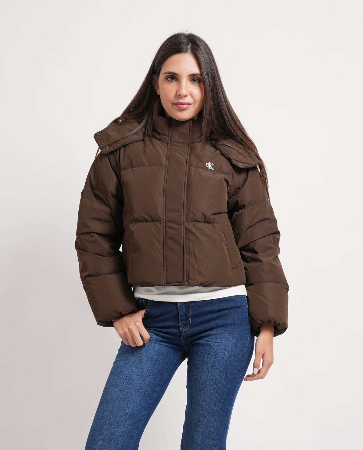 Piumino imbottito 2 in 1 double-face Calvin Klein donna 