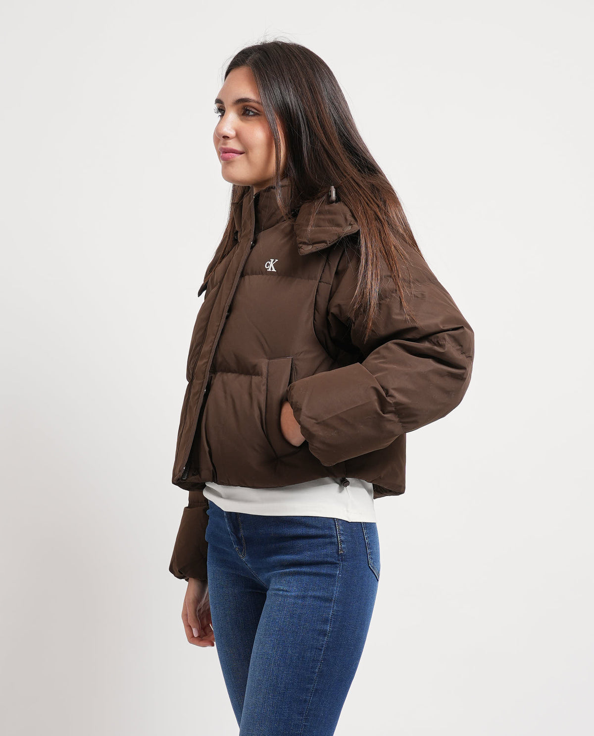 Piumino imbottito 2 in 1 double-face Calvin Klein donna 