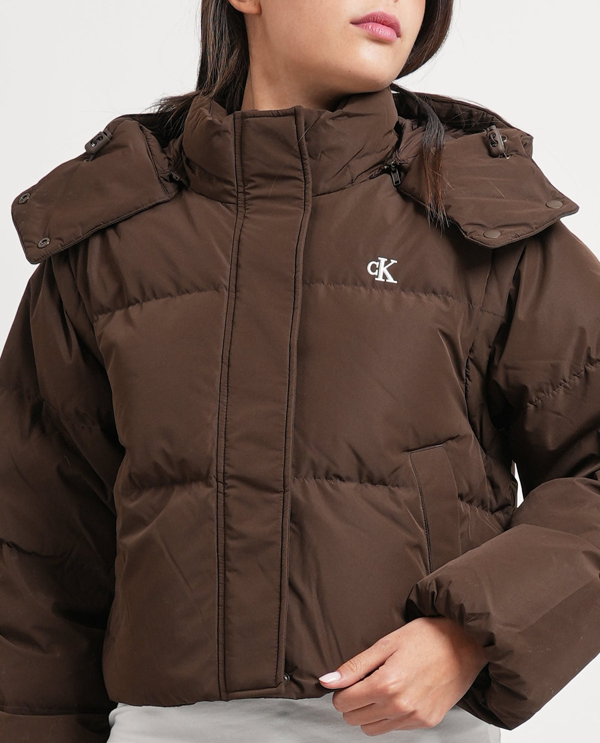 Piumino imbottito 2 in 1 double-face Calvin Klein donna 