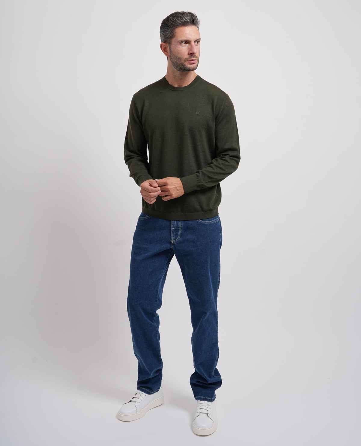 Maglione uomo Calvin Klein in lana merino 