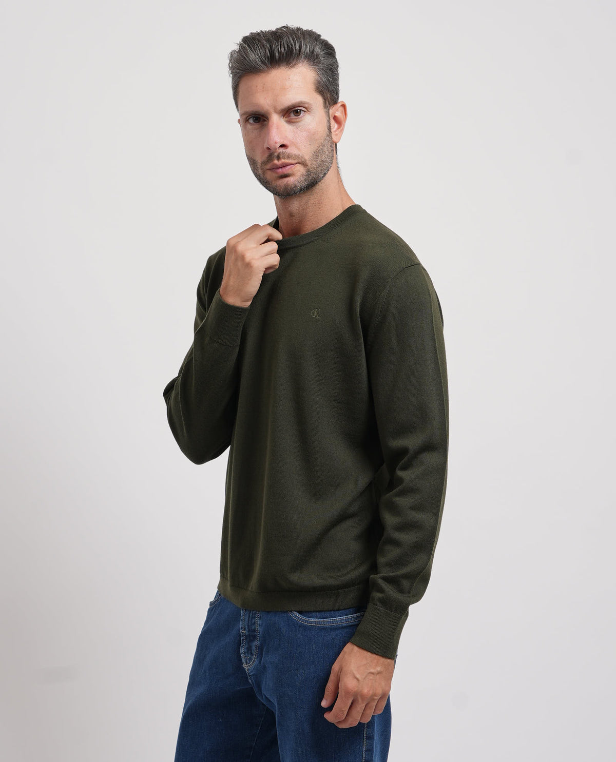 Maglione uomo Calvin Klein in lana merino 