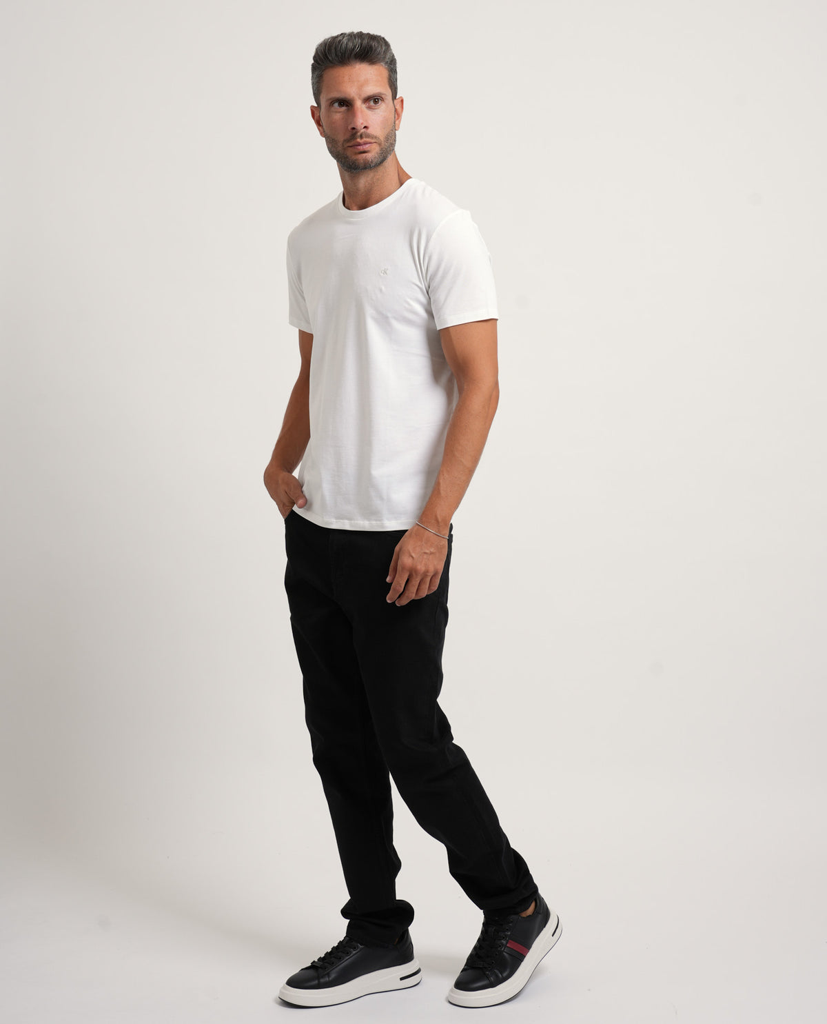 T-shirt in cotone Calvin Klein uomo slim fit 
