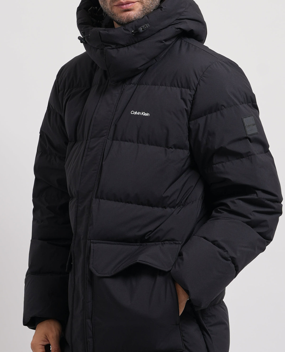 Giubbotto imbottito Calvin Klein lungo 