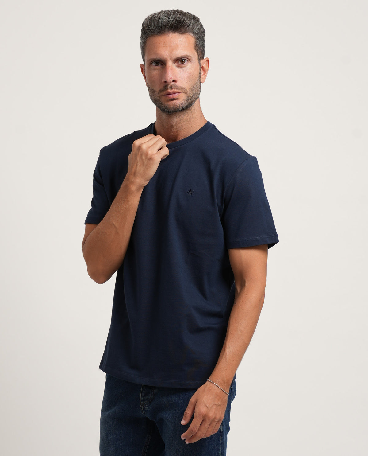 T-shirt uomo Calvin Klein in jersey di cotone 