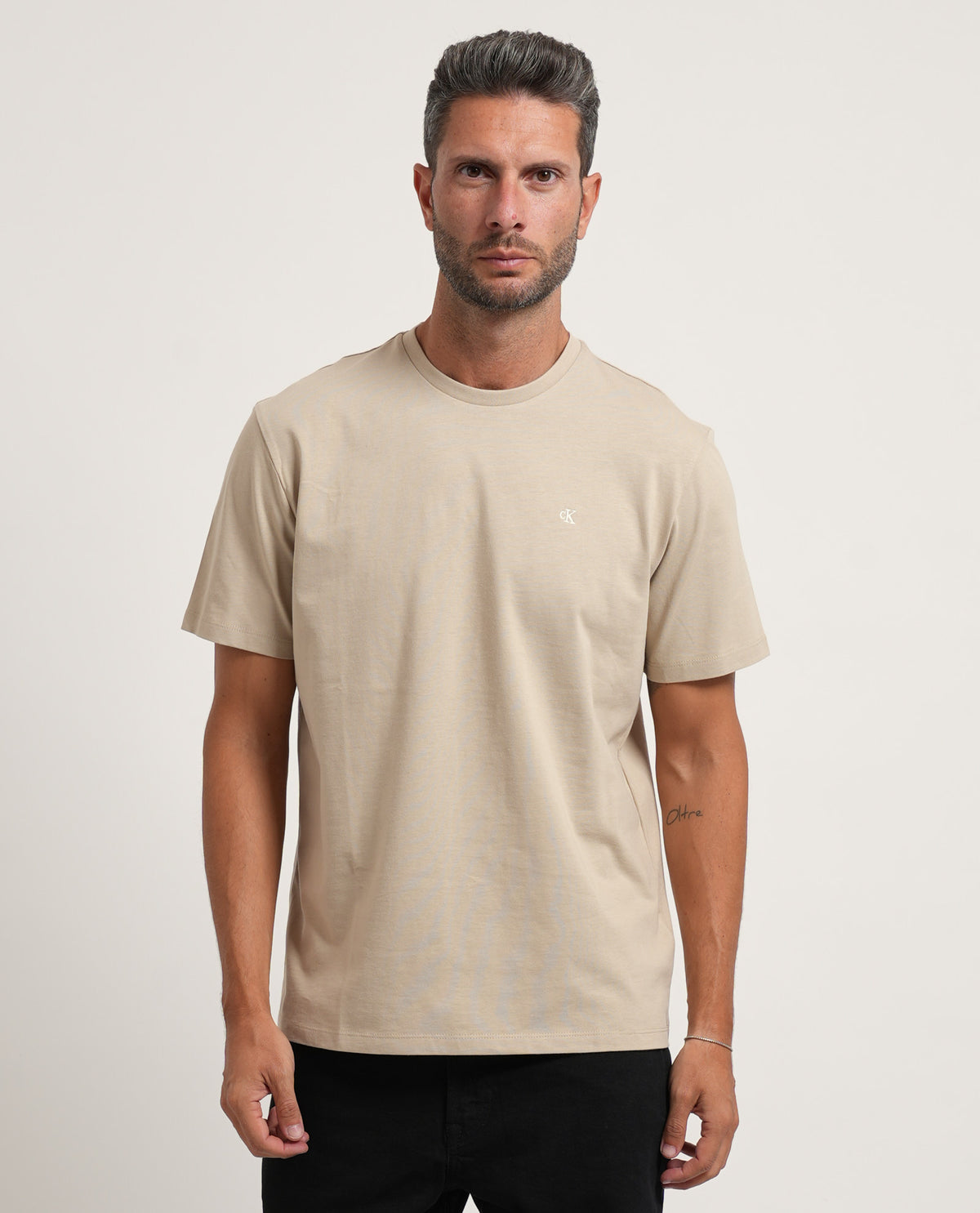 T-shirt uomo Calvin Klein in jersey di cotone 