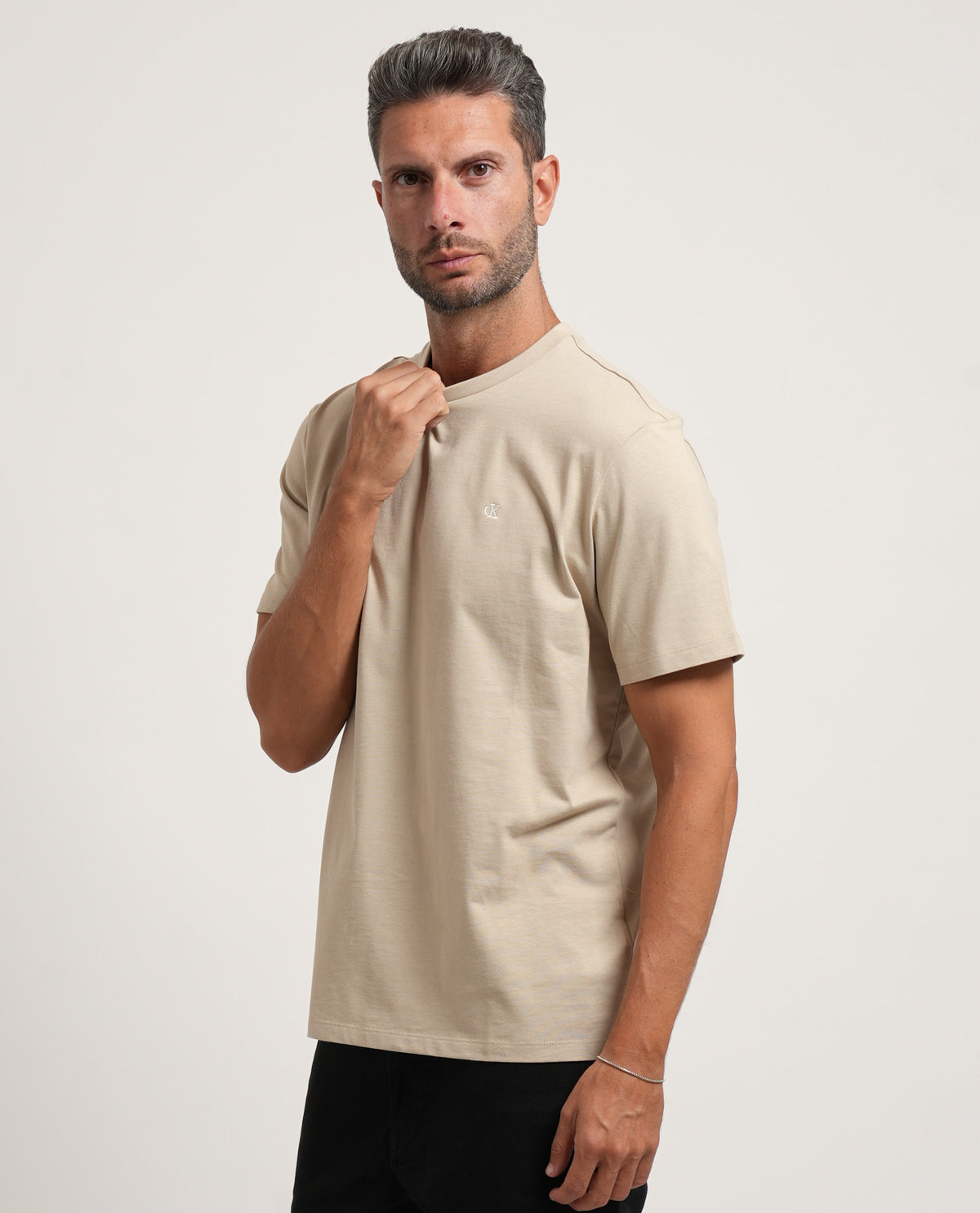 T-shirt uomo Calvin Klein in jersey di cotone 