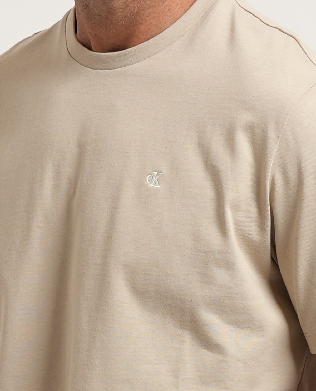 T-shirt uomo Calvin Klein in jersey di cotone 