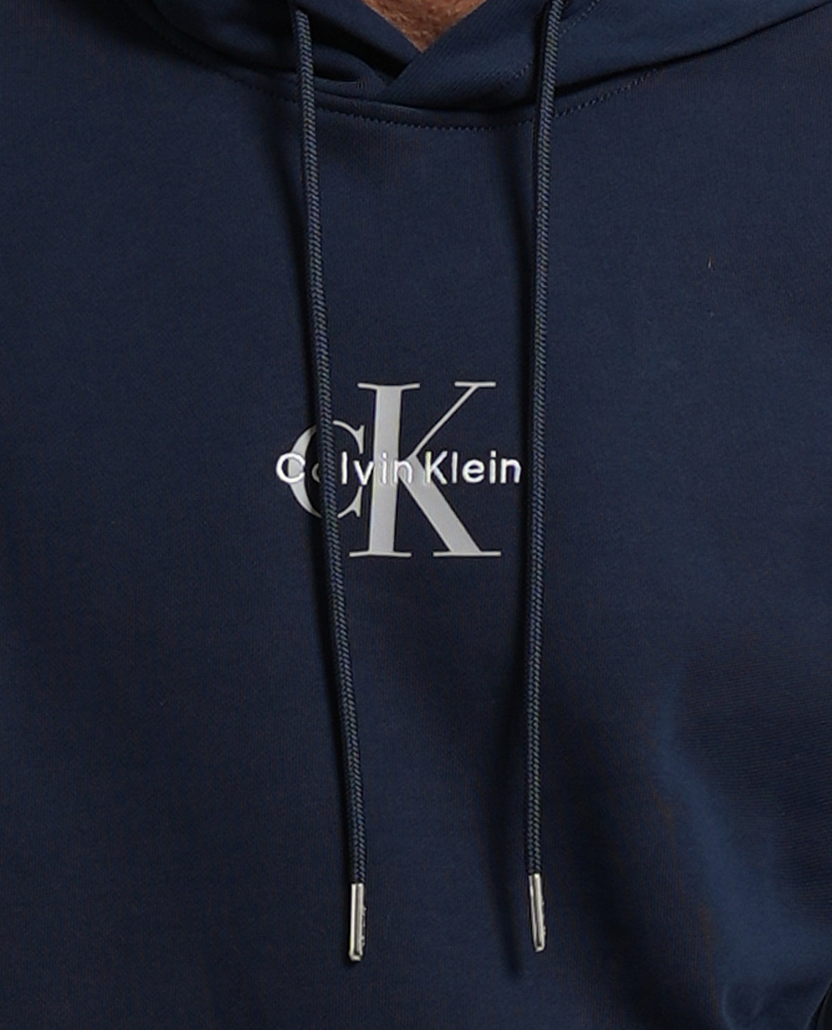 Felpa uomo Calvin Klein in cotone con logo 