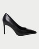 Chiconic women's leather round-toe pumps