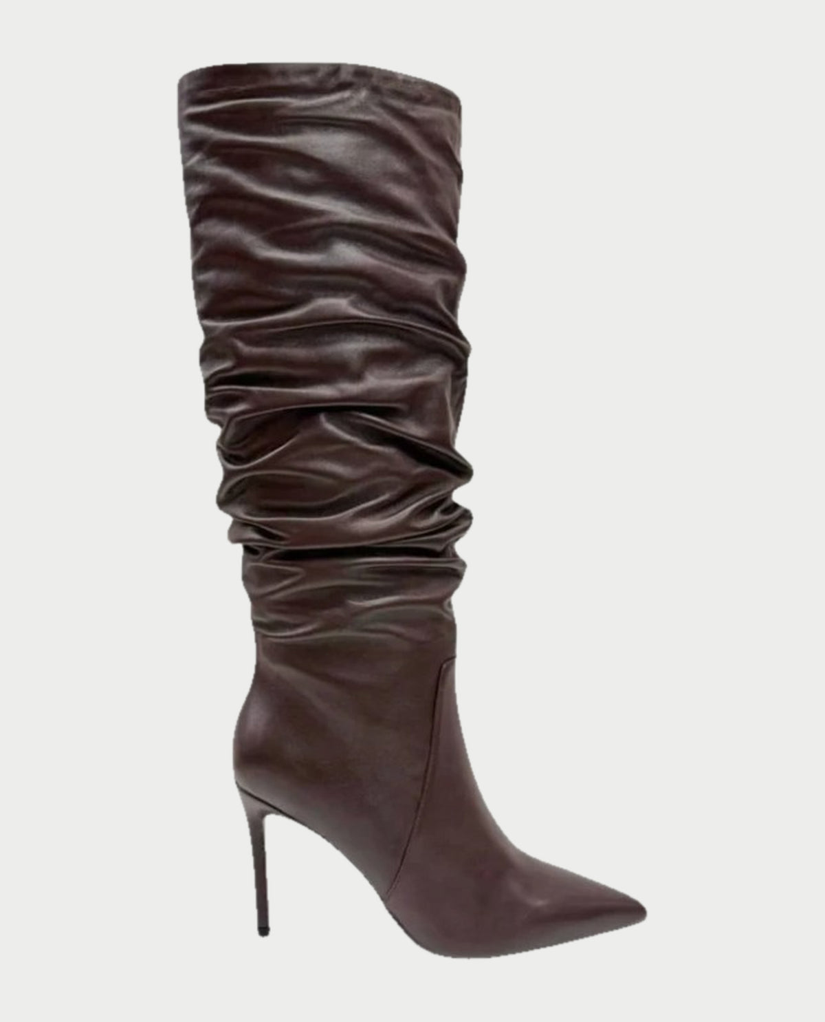 Stivali donna Chiconic in pelle arricciata 