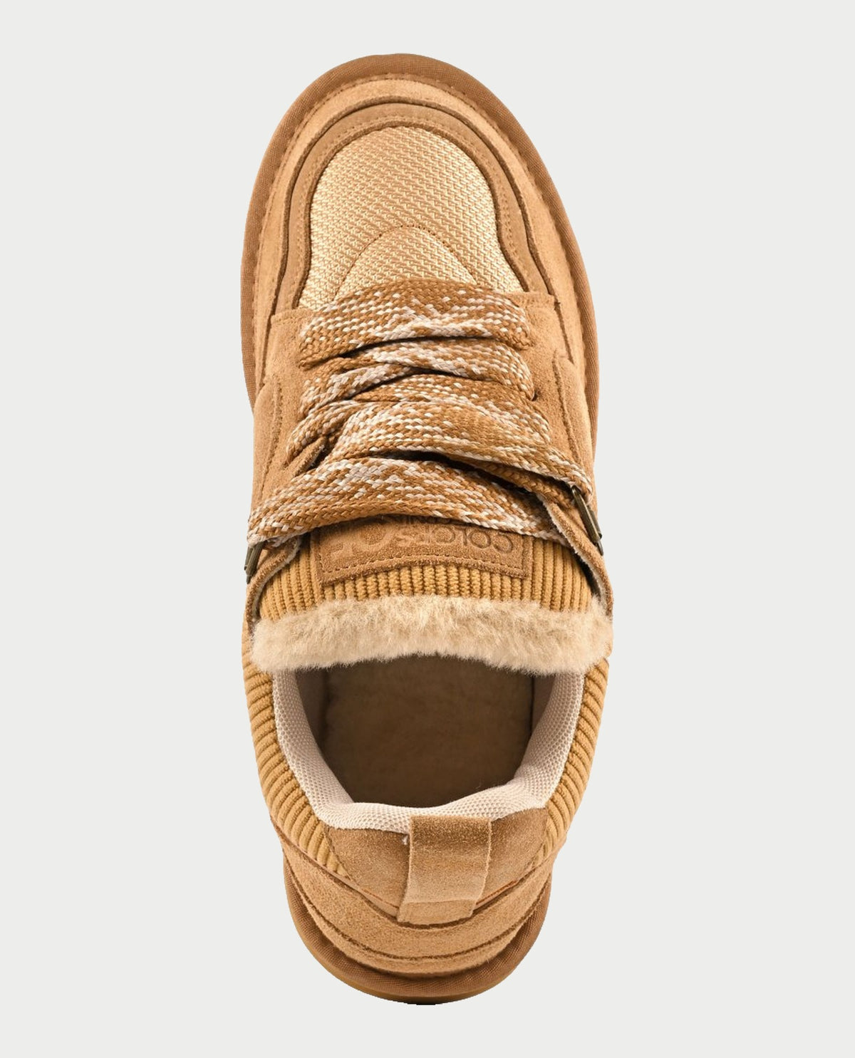 Sneaker in pelle donna Colors of California scamosciata 