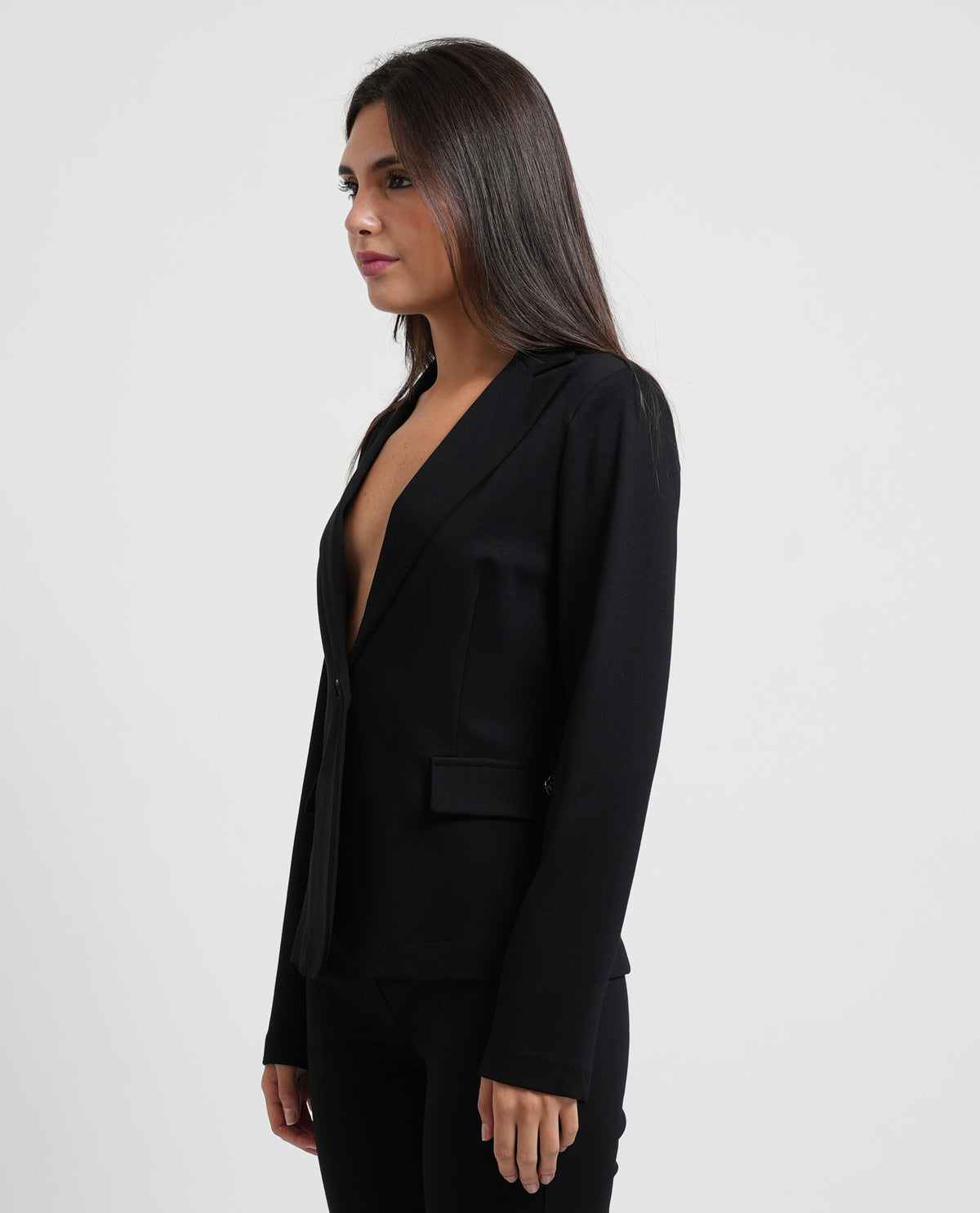 Completo donna Denny Rosa con giacca monopetto 