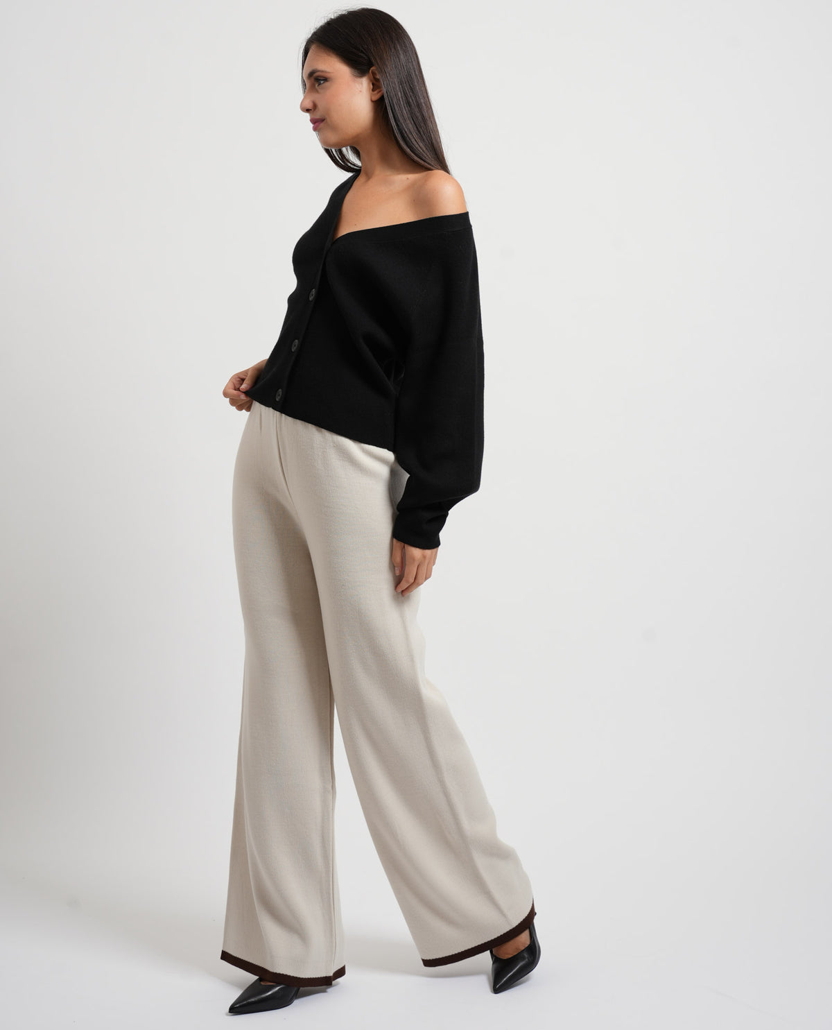 Pantaloni con elastico in vita Denny Rose donna 