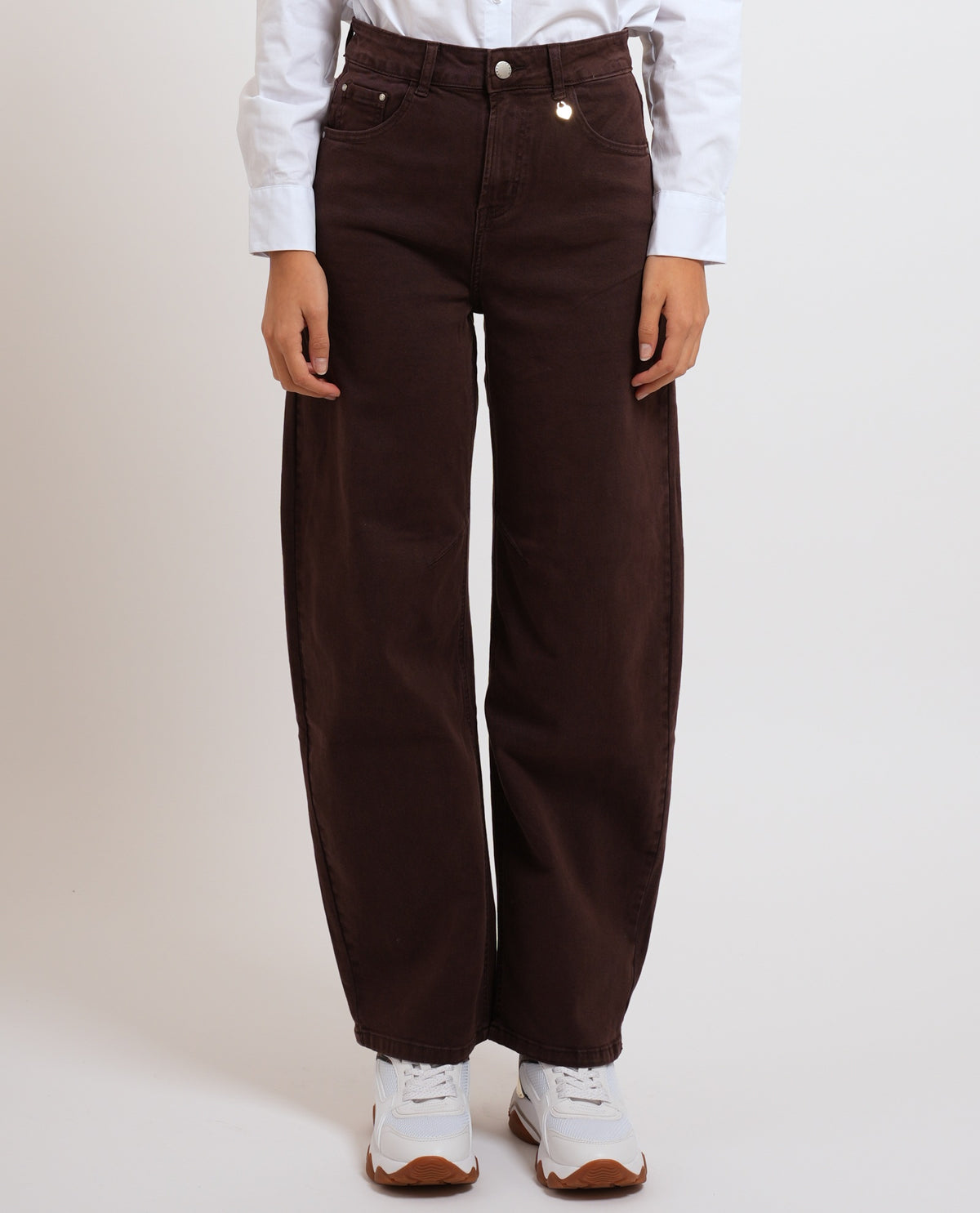 Pantaloni donna Denny Rose a gamba larga 