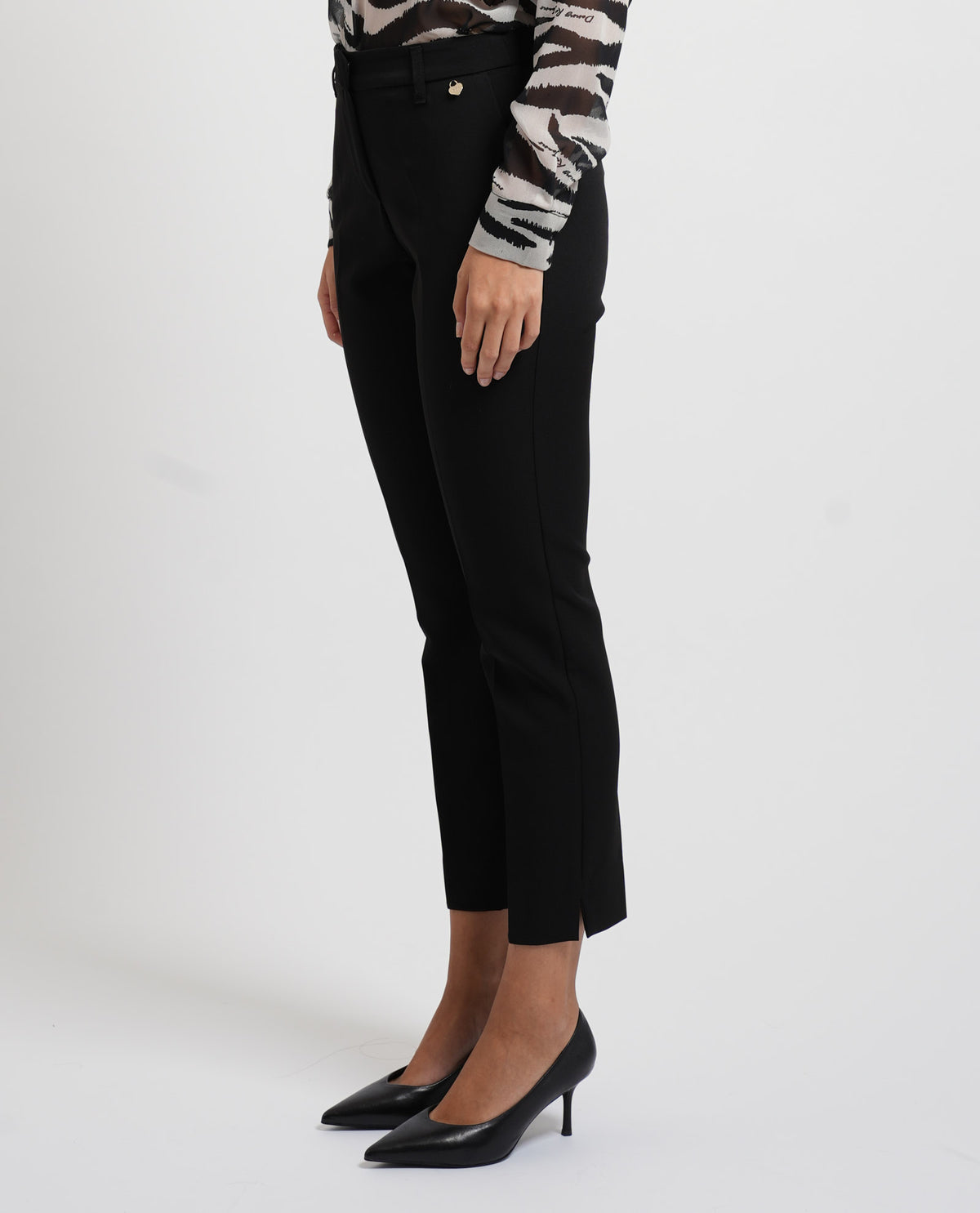 Pantaloni donna Denny Rose a vita alta 