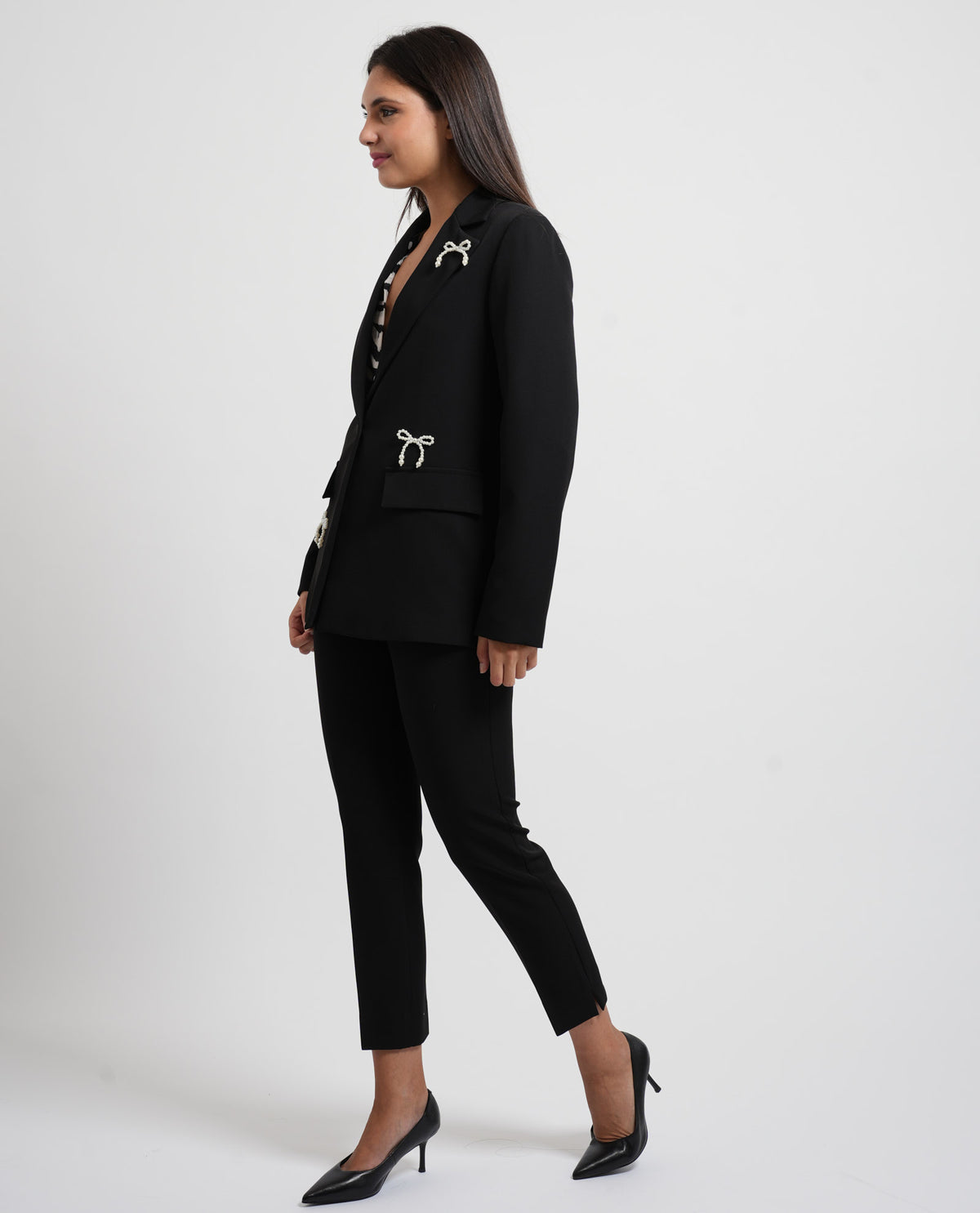 Pantaloni donna Denny Rose a vita alta 