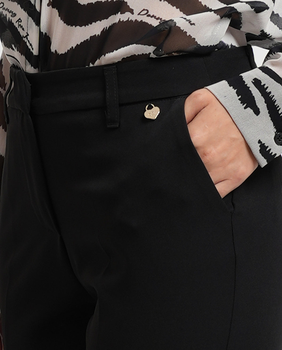 Pantaloni donna Denny Rose a vita alta 
