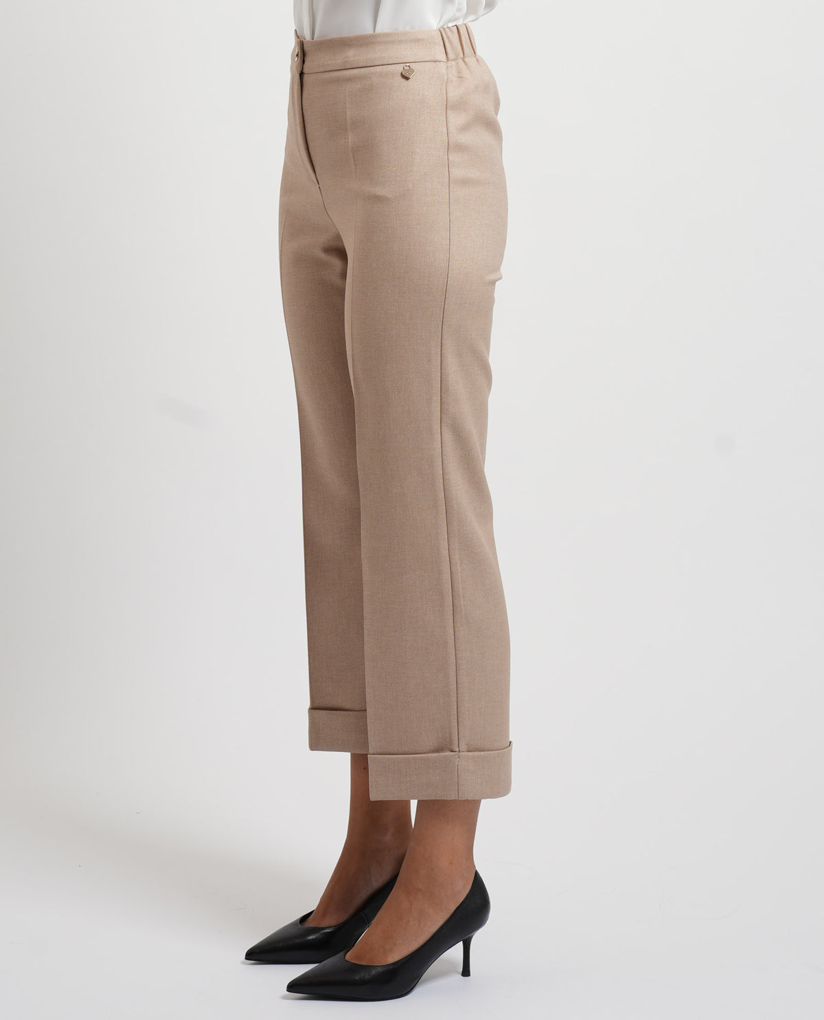 Pantaloni donna Denny Rose con pieghe 