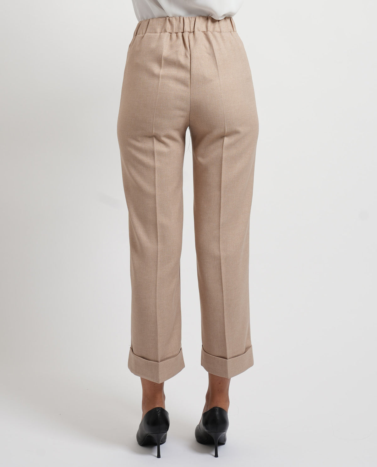 Pantaloni donna Denny Rose con pieghe 