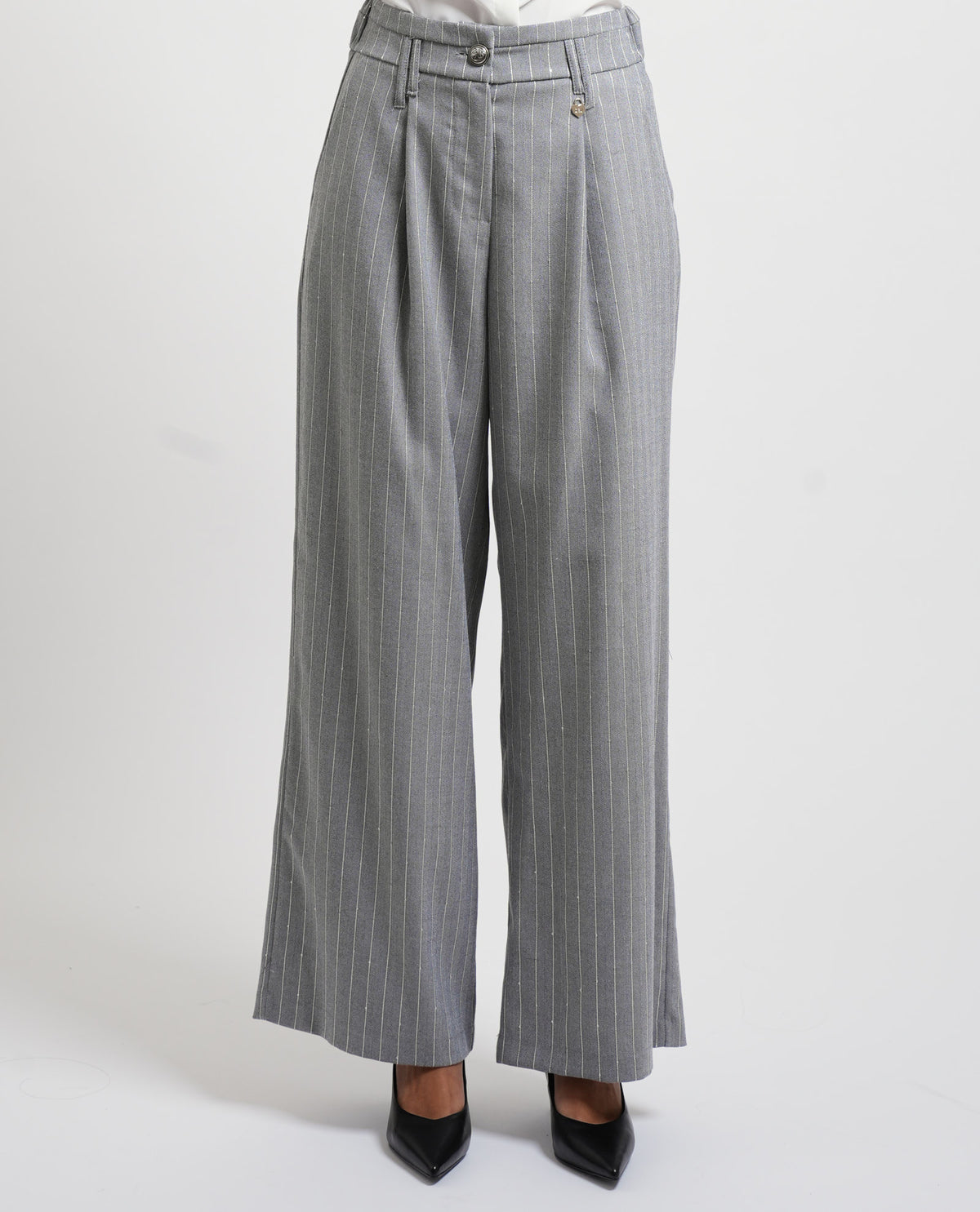 Pantaloni donna a righe Denny Rose 