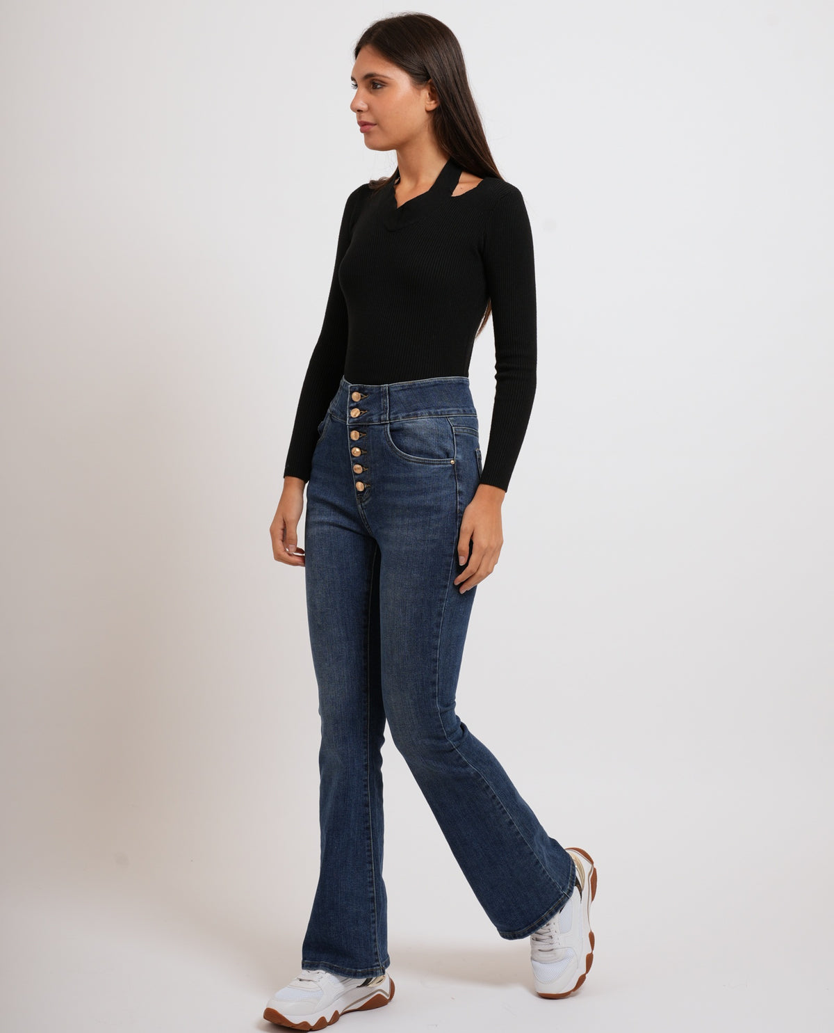 Jeans slim fit Denny Rosa donna 
