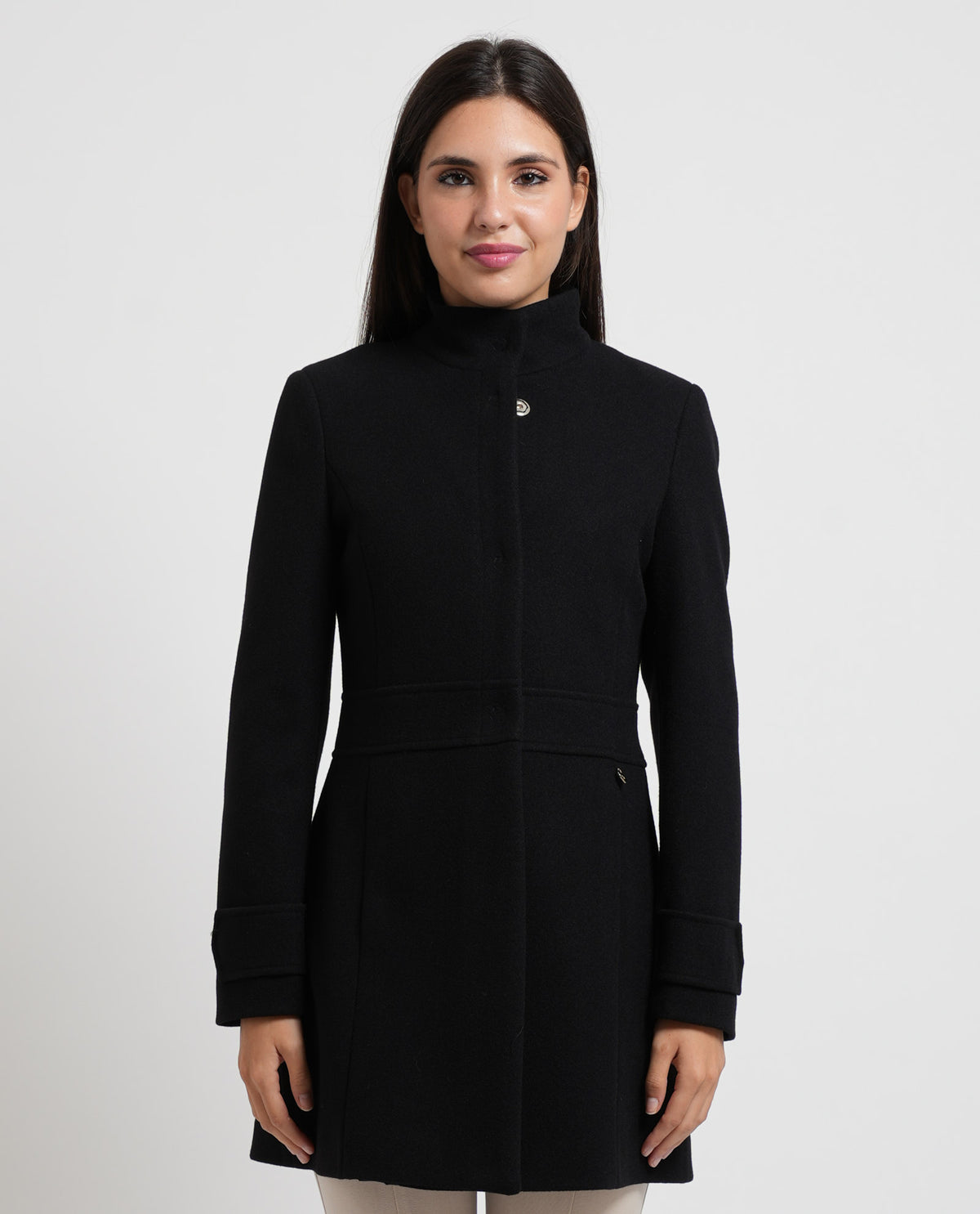 Cappotto a collo alto Denny Rose donna 