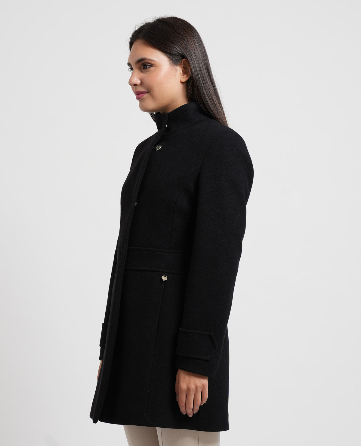Cappotto a collo alto Denny Rose donna 