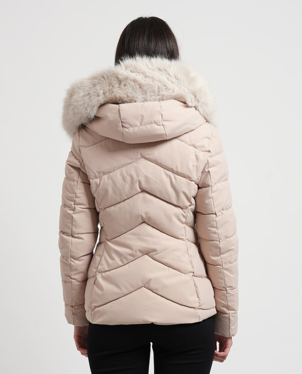 Piumino donna Denny Rose con zip laterale 
