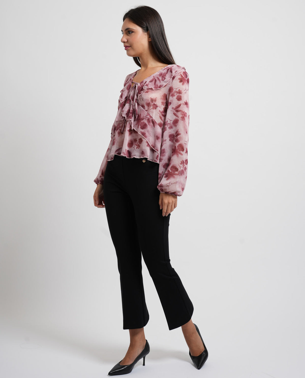 Blusa Denny Rose con logo e laccetto 