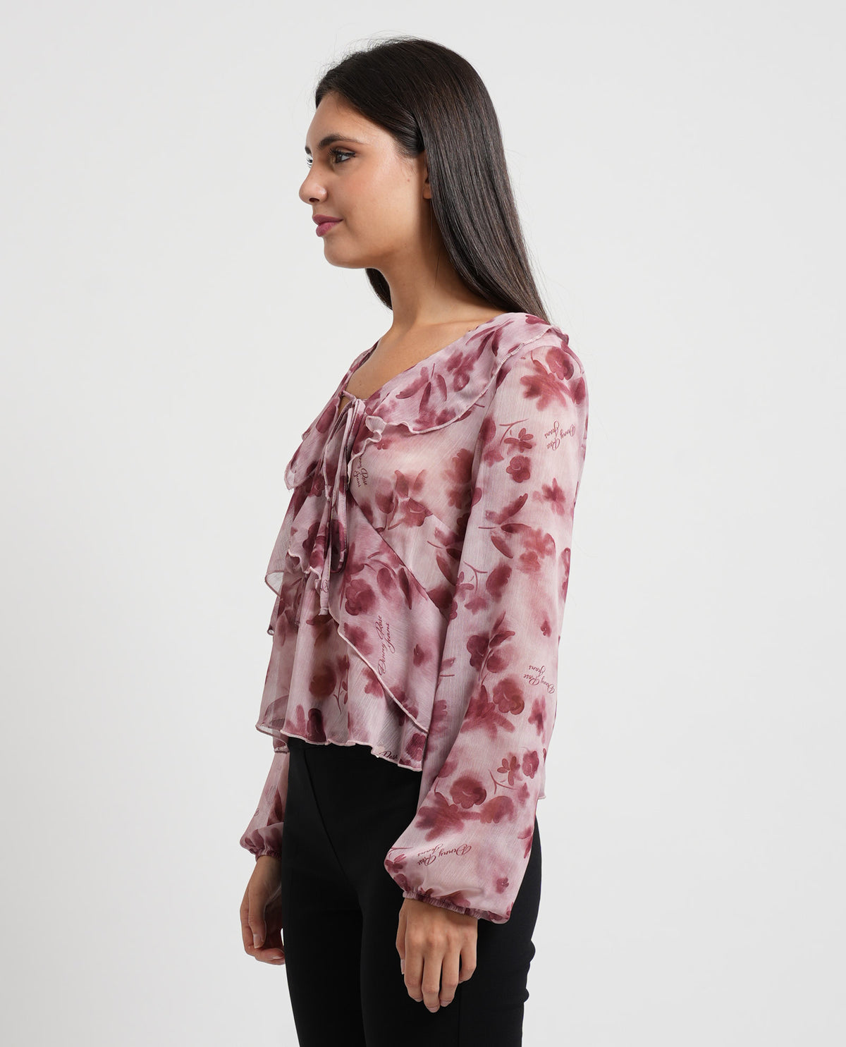 Blusa Denny Rose con logo e laccetto 