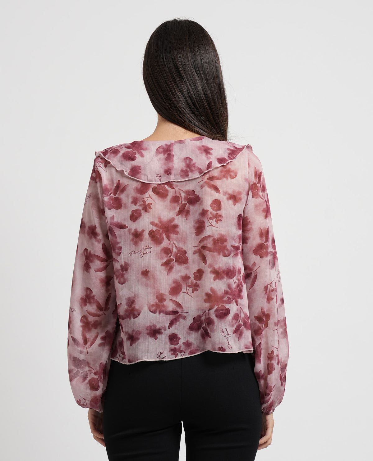 Blusa Denny Rose con logo e laccetto 