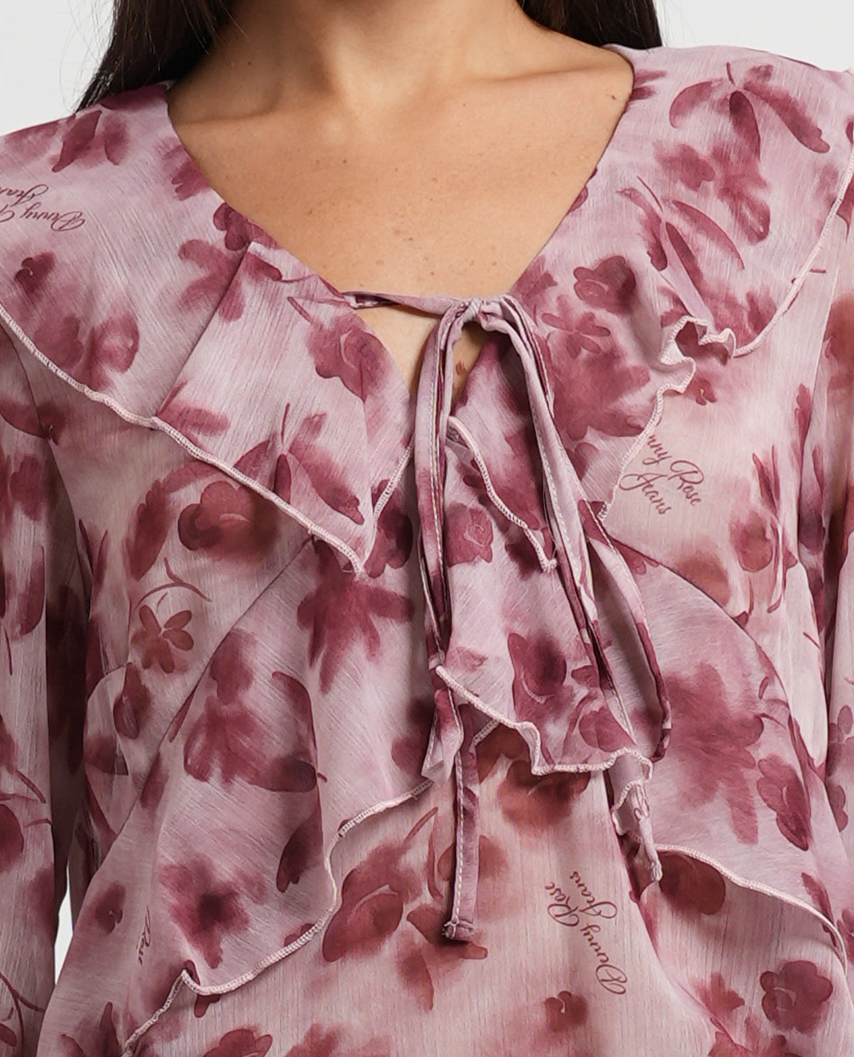 Blusa Denny Rose con logo e laccetto 