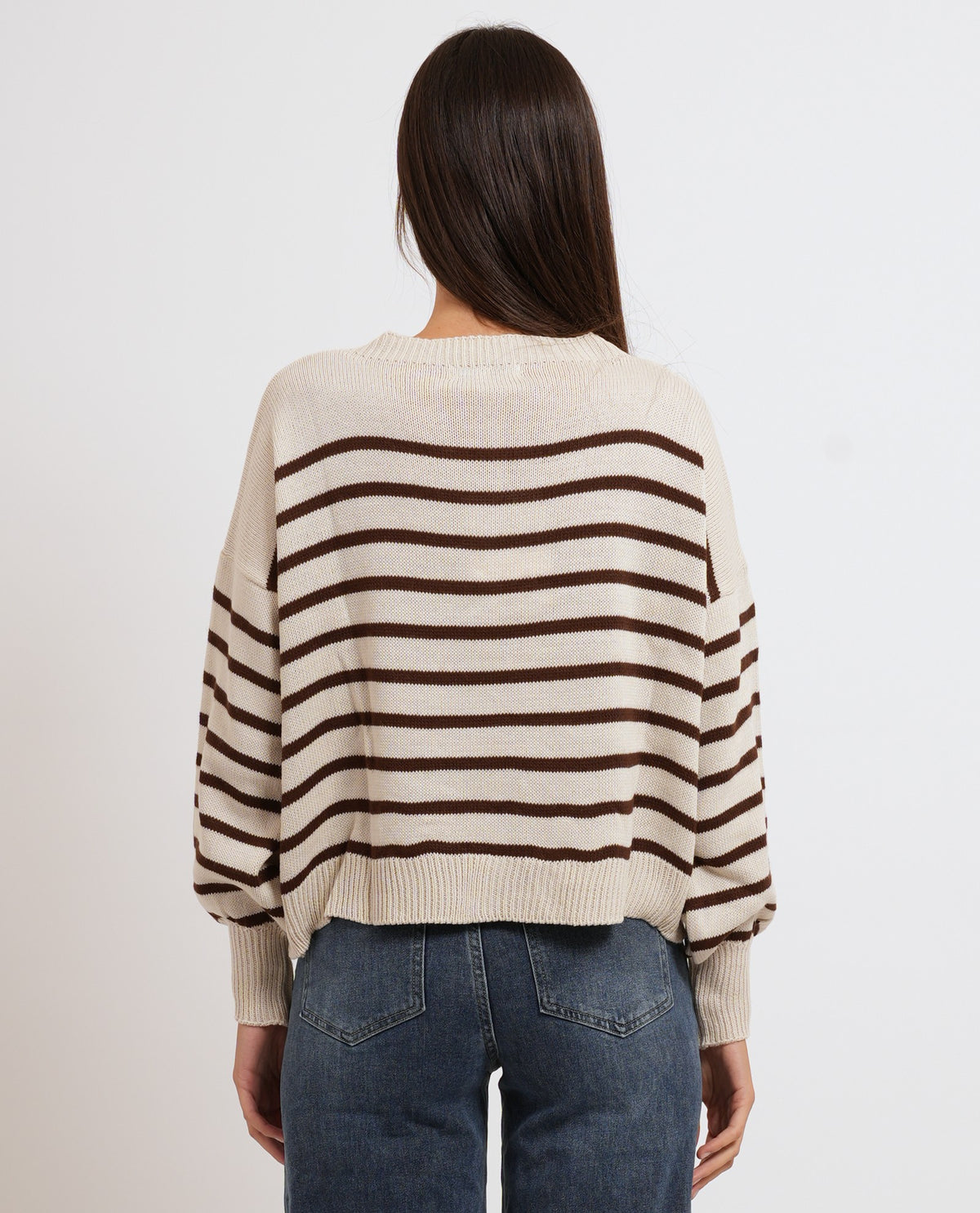 Maglione lavorato a maglia Denny Rosa donna 