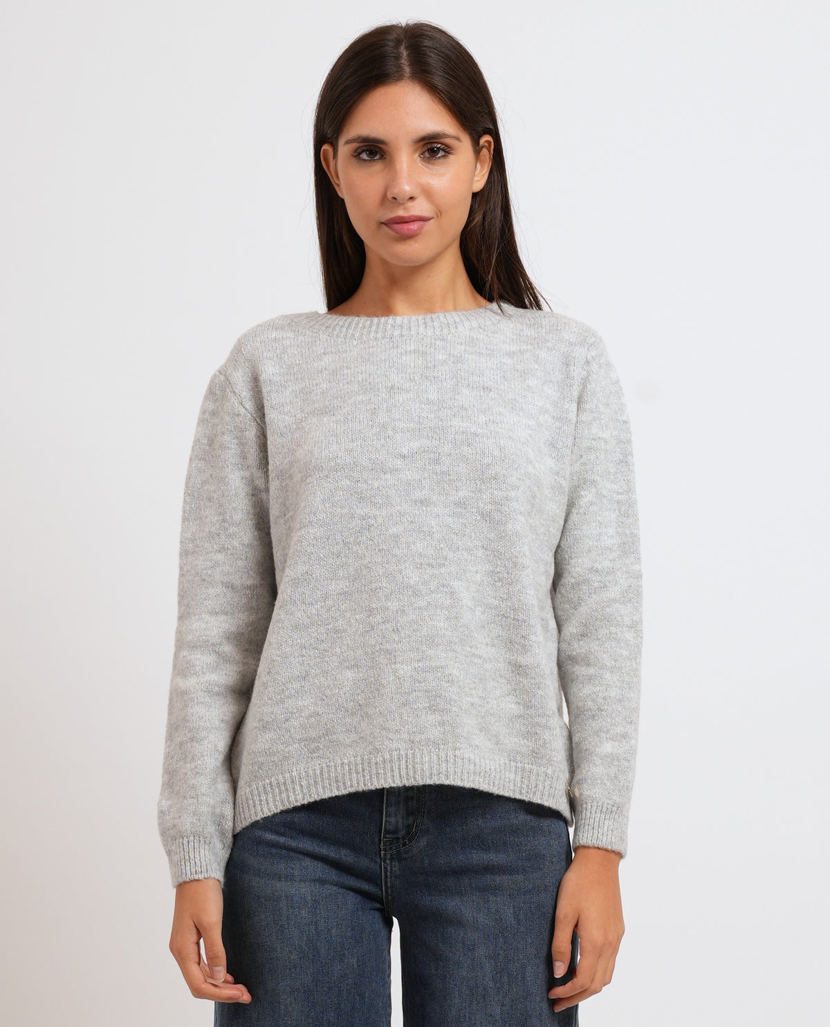 Maglione taglio svasato Denny Rosa donna 