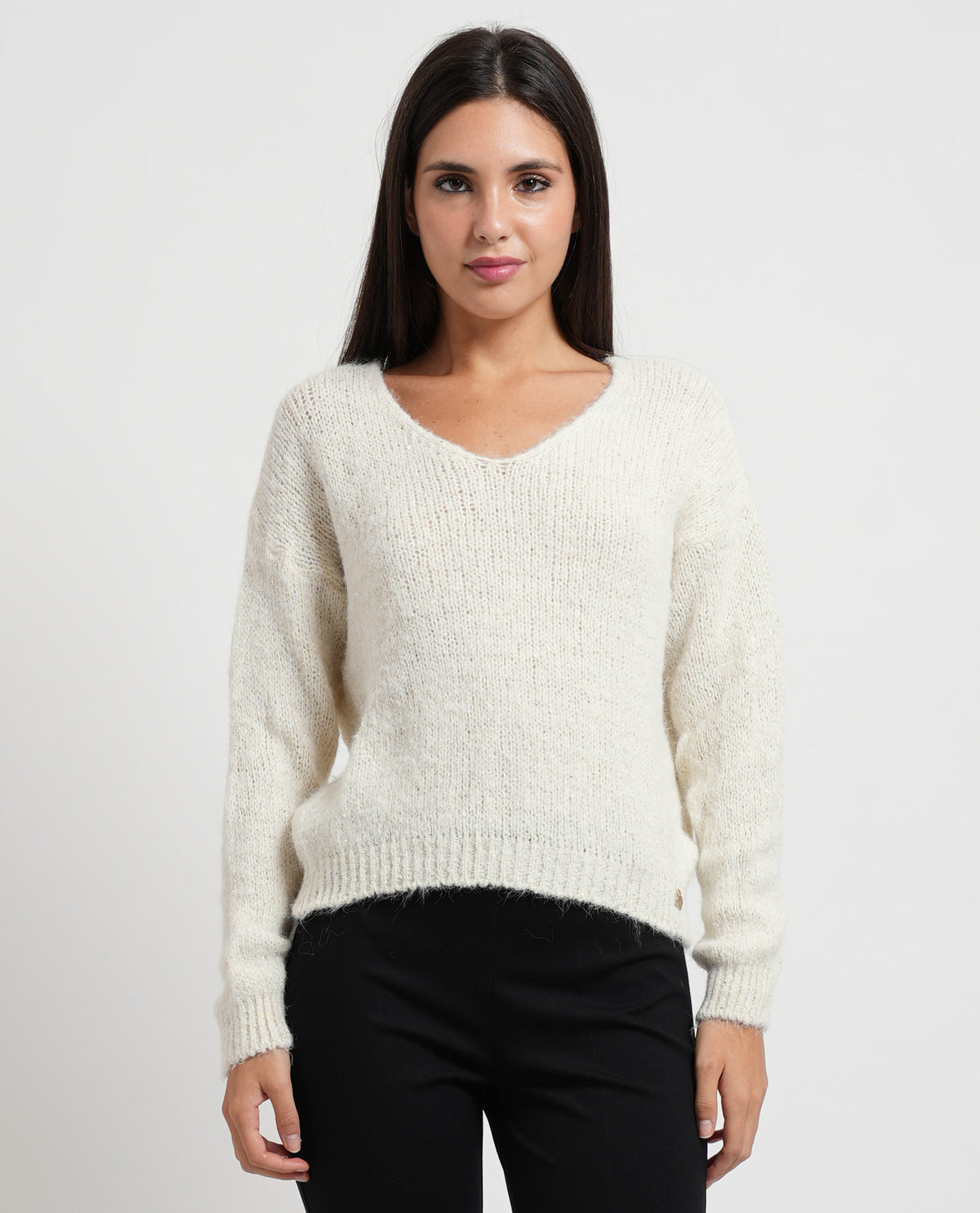 Maglione donna Denny Rose con scollo tondo 