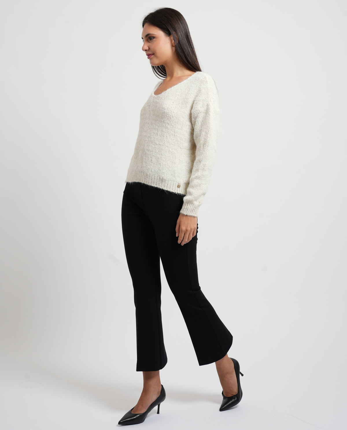 Maglione donna Denny Rose con scollo tondo 